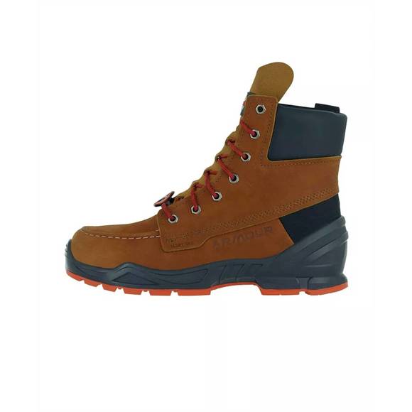 NEW BERRENDO men's moc toe work boots 8‚Äù in cognac - Picture 3 of 4